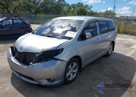 2014 Toyota Sienna L V6 7 Passenger из США, поврежденный, VIN 5TDZK3DC3ES461317